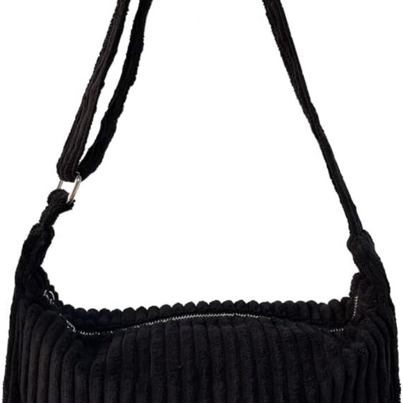 Women Corduroy Crossbody Bag Small Shoulder Handbag for Daily Use - Picture 1 of 7